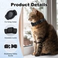thumbnail image 4 of Collar para Gato Unique Bargains para Airtag, Collar Localizador Ajustable Diseñado para Air Tag, Ligero y Resistente a Rasguños para Gatos y Gatitos, Negro 1 Pc, 4 of 6