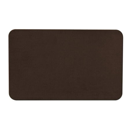 Brown Area Rug Skid-resistant Carpet Indoor Area Rug Floor Mat - Chocolate Brown - 6' X 9' - Many Other Sizes to Choose From ()