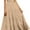Beige, variant on Womens Smocked Sleeveless Tiered Long Dresses