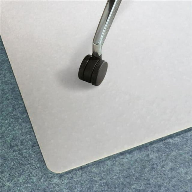 57 x 46 in. Revolutionmat Floor Rectangle Polypropylene Chair Mat, White