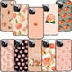 thumbnail image 2 of Para iPhone 11 14 Plus 14 Pro Max Silicona Cubierta Negro TPU Funda Teléfono Suave SL37 Peaches, 2 of 4