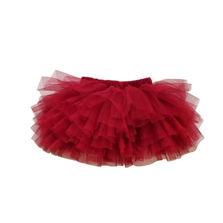 

DNDKILG Baby Toddler Girls Summer Tulle Tutu Skirt Ruffle Sundress Dress Red 1Y-12Y XXXXXL