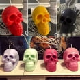 thumbnail image 5 of Nvzi Candle Molds for Candle Making, Lantsang 3D Skull Shape Silicone Molds Candle for Making Aromatherapy Beeswax Candle Soap Lotion Bar Crayon Wax Melt Polymer Clay Cake Decorating Tool, 5 of 5