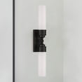 thumbnail image 4 of Crystorama Lighting Group Wlx-302 Wilcox 2 Light 25" Tall Led Bath Bar - Nickel, 4 of 7