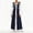 Dark Blue, variant on Women's Medieval Renaissance Retro Dress Casual Off Flare Sleeve A-line Dress Halloween Parties Costume Events(Black,XXXXXL)