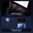 thumbnail image 5 of 15.6" FHD IPS Student-Laptop Computer - 8GB RAM 128 GB SSD, 4 Cores 13th Gen Intel N150(Beat to i3-1115G4, Up to 3.6GHz), 65W GaN Type-C, Fingerprint, Backlit Keyboard, Wi-Fi 6, BT5.2, Numpad, 5 of 7
