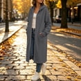 thumbnail image 7 of Ghalytn Women's Long Hooded Zip Up Jacket Fleece Lined Full Zip Long Sleeve Casual Coat with Pockets, 7 of 7