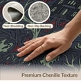 thumbnail image 6 of ODIKA 9'x12' Washable Area Rug Low Pile, Flatwoven, Halloween Gothic Mansion Skull Scattered Details Spooky Cobweb for Great Room, Indoor Concept, Large Living, 6 of 7