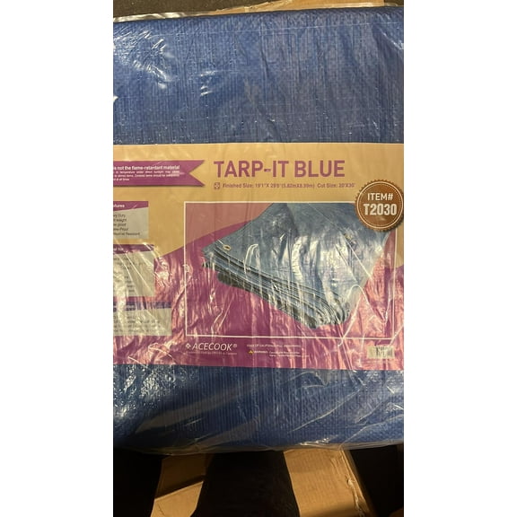 Always Quality Blue 20 ft x 30 ft, Poly Tarp