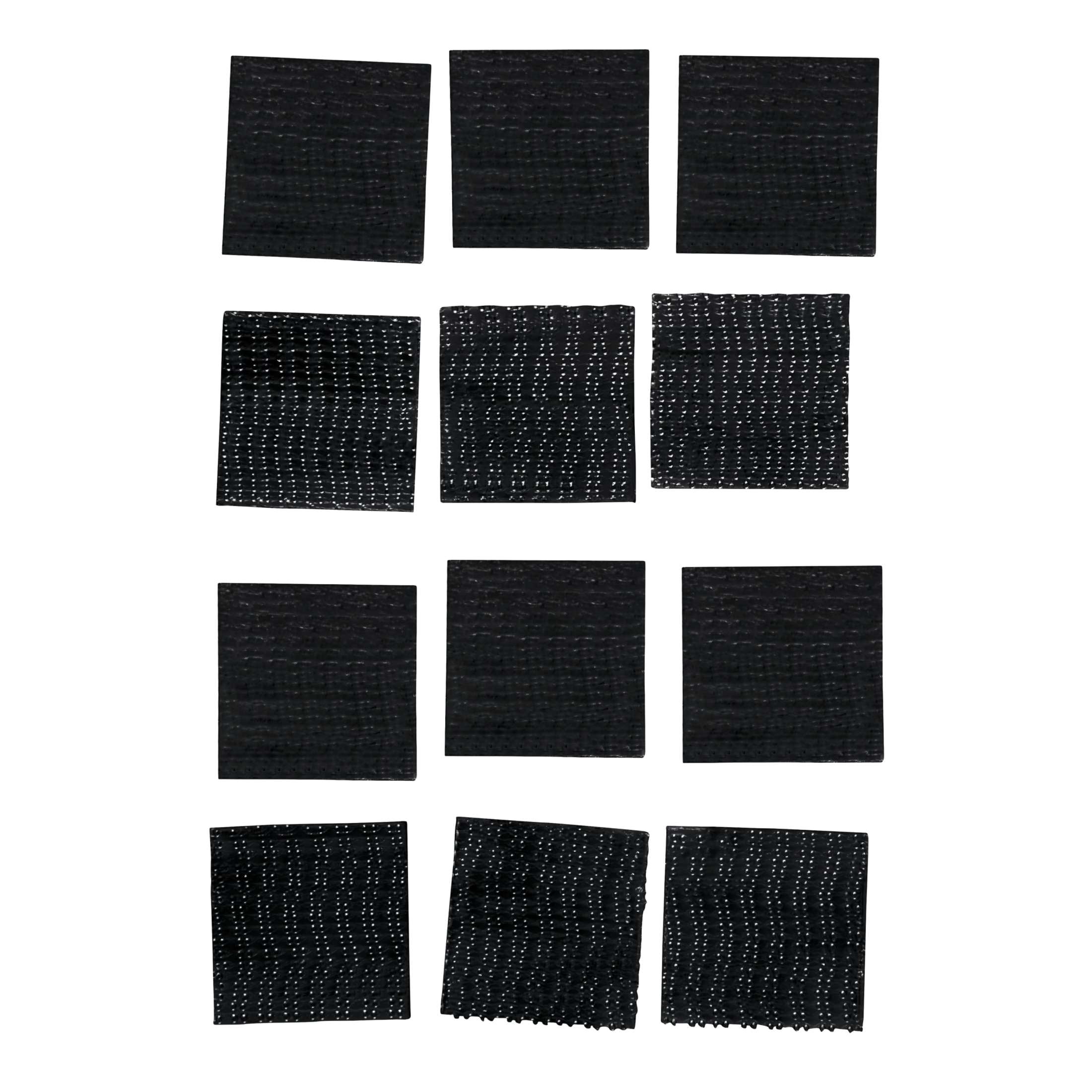 (2 pack) Scotch Black Hook & Loop Fasteners, Heavy Duty, Holds 10 lbs, Size 1 in x 1 in, 36 Count