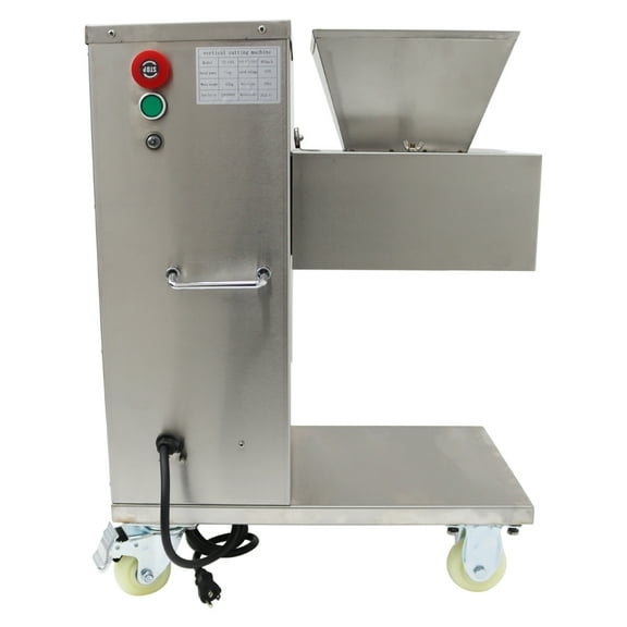 TJ130L Commercial Meat Slicer Cutter Grinder with 8MM Blade 400Kg/H Stainless Steel