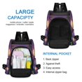 thumbnail image 6 of FORMRS Women's Travel Backpack Purse Anti-Theft Hidden Pockets Casual Shoulder Bag, Blue Neon Road, 6 of 7