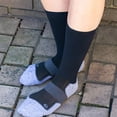 thumbnail image 2 of OS1st Active Comfort Crew Socks Black OS1-10034B Unisex Bamboo Charcoal Cushion, 2 of 4