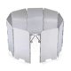 thumbnail image 1 of Windshield, 9 Plates Aluminium Mini Windscreen For Outdoor Bbq Picnic Camping Equipment, 1 of 5