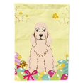 thumbnail image 1 of Carolines Treasures BB6094GF Easter Eggs Cocker Spaniel Buff Garden Size Flag, 1 of 3