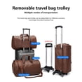 thumbnail image 2 of Rolling Duffel Bag with Wheels, Suit Bag,Large Capacity Toiletry Bag,Luggage Bag with Shoe Pouch for Men Women, 2 of 10
