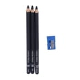 thumbnail image 2 of Kit de Crayons à Croquis 3 Pcs Graphite Carbone Détail Dessin Crayons d'Art Structurés pour Projet Artistique, 2 of 5