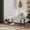 Gray + Walnut + Polyester Blend + Wood, variant on Madison Contemporary Gray Upholstered Dining Bench with Espresso Wood Finish - 42 Inch Wide Seat for Dining Room, Entryway, or Kitchen, Plush Cushion, Rubberwood Legs