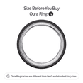 thumbnail image 3 of Oura Ring 4, Stealth, Size 9, Smart Wearable, Sleep, Fitness & Heart Rate Tracker, 8-Day Battery (Size Before You Buy), 3 of 10