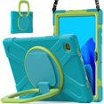 thumbnail image 1 of Funda colorida para Samsung Tab A7 de 10,4 pulgadas T500 con correa para el hombro, soporte de anillo ajustable grande y protección contra golpes., 1 of 5