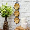 Dicksons Love Never Fails 18 X 5 Mini Ceramic Wall Plates And Metal Hanger Set Of 3