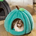 2024 New Pumpkin Cat Bed Cat Beds for Indoor Cats Cute Pumpkin Shape