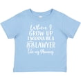 thumbnail image 3 of Inktastic Future Lawyer Like Mommy Boys or Girls Baby T-Shirt, 3 of 5