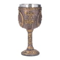 thumbnail image 1 of Copa de vino nórdica con revestimiento de acero inoxidable y carcasa de resina, decorativa, retro, para el hogar, la cocina, el bar y la fiesta., 1 of 14