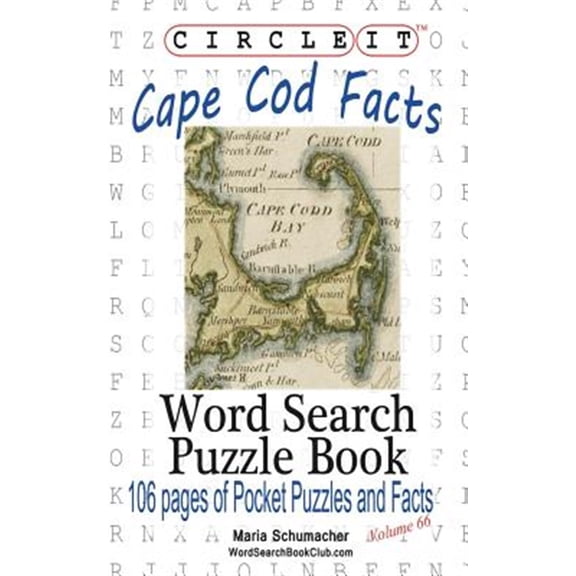 Pre-Owned Circle It, Cape Cod Facts, Word Search, Puzzle Book, (Paperback)