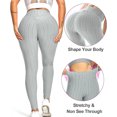 thumbnail image 1 of Fitness Pantalones de yoga ajustados de cintura alta para mujer Fitness Running Leggings delgados (Gris XL) Ehuebsd Para Estrenar, 1 of 6