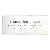 Stupell Industries Snaccident Definition Funny Kitchen Graphic Art Unframed Art Print Wall Art, Design by Lil' Rue