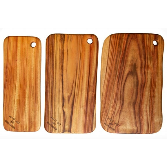 Natural Rounded Rectangle Anti-Bacterial Cutting Board