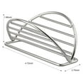 thumbnail image 4 of Porta tacos,Bandeja para calentar tacos de metal,Soporte para tacos de acero inoxidable Soportes para tacos,Bandeja de acero inoxidable,tazón para tacos con forma de concha grande,Los soportes, 4 of 8