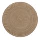 thumbnail image 1 of Estera de mesa redonda de ramio de estilo japonés, linda almohadilla aislante de ramio para mesa (café L), 1 of 5