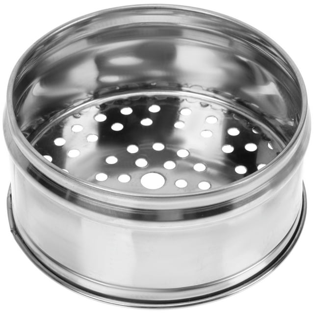 CIMAXIC 1Pc Stainless Steel Food Steamer Versatile Steaming Container Cookware for Home,4.72"X4.72"X2.24"