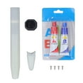 thumbnail image 2 of Floating Racket Handle, White Badminton Bat Handle Easy Installation  For 6.8-7.1mm Medium Tube, 2 of 8