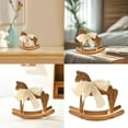 thumbnail image 2 of WINDLAND Artistic Wooden Rocking Horse Figurine Ornament for Distinctive Home and Gift, 2 of 13