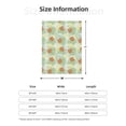 thumbnail image 5 of Sikiie Tropical Flowers Cozy Flannel Fleece Throw Blanket: Lightweight & Thick for All Seasons - Perfect for Women, Men, & Kids"60"x50", 5 of 6