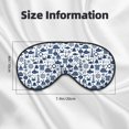 thumbnail image 4 of Uemuo Seaside Primary Color Pattern Sleep Eye Mask - Light Blocking Sleep Mask Blocking Out Light Perfectly, Soft and Comfortable Night Eye Mask, Eye Blinder, 4 of 7