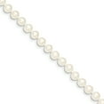 thumbnail image 1 of Collier de Perles Rondes en Or Jaune 14K 5-6mm Blanc FW Cultivé 24 Pouces, 1 of 3