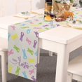 thumbnail image 3 of asddcavvf Easter Bunny Egg Pattern Linen Print Kitchen Dining Room Insulated Decorative Placemat（J） for Tables, 3 of 6