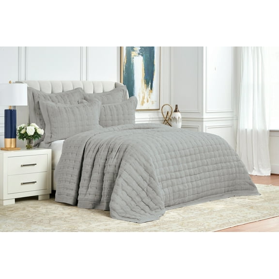 Danette Shale Premium Cotton Decorative Full/Queen Bedding Quilt