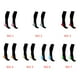 thumbnail image 5 of Guardurnaity Los calcetines de nailon de alta compresión previenen la hinchazón medias elásticas de soporte para las piernas Medias rojo S/M, 5 of 6