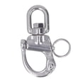 thumbnail image 3 of Snap Shackle, 360 Degree Rotation Stainless Steel Polished Surfaces Quick Release Hook  For Ship, 3 of 8