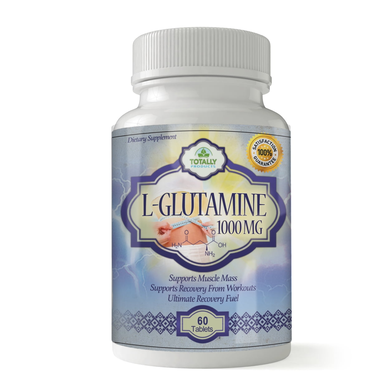 Totally Products LGlutamine 1000mg tablets (60 per bottle)