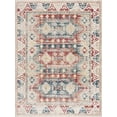thumbnail image 5 of Hauteloom Bindi Hallway, Kitchen Runner Rug - Oriental Bohemian Vintage Carpet - Red, Cream, Blue, Brown - 2'7" x 7'3", 5 of 14