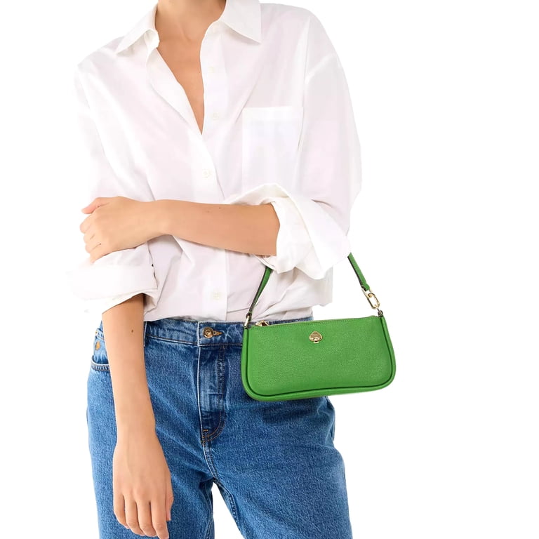 Kate Spade New York Women's Kayla Small Pebbled Leather Top Zip