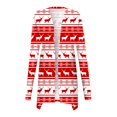 thumbnail image 4 of Cardigans pour Femmes Cardigan Long Cardigans pour Femmes Liquidation Cardigan Impression Numérique Manteau de Noël à Manches Longues pour Femmes, 4 of 6