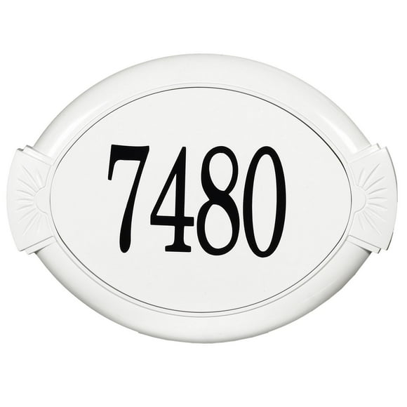 PRO-DF Classic Aluminum Address Plaque