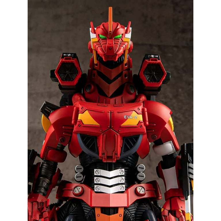 Aoshima Godzilla vs Evangelion Kiryu Kai Eva Unit-02 Color Model